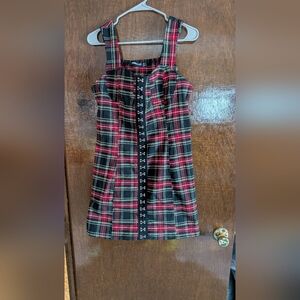 Jawbreaker Disgraced Tartan Bodycon Dress